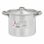 Casserole with Lid Kinvara Silver Aluminium 23,5 x 15 x 18 cm (6 Units)