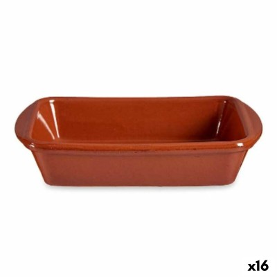 Oven Dish La Dehesa Baked clay Rectangular 14,5 x 4 x 20 cm 20 x 4 x 14,5 cm (16 Units)