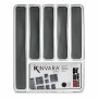 Range-couverts Kinvara Gris Transparent Silicone Plastique TPR Plastique recyclé 32,3 x 4,5 x 40 cm (12 Unités)