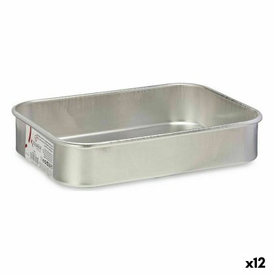 Roasting Tin Kinvara Silver Aluminium Ø 18 cm 26 X 5 X 19 CM 19 x 5 x 26 cm (12 Units)