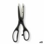 Kitchen Scissors Kinvara Black Silver Stainless steel 7,5 x 21 x 1 cm (12 Units)