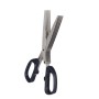 Kitchen Scissors Kinvara Black Silver Metal ABS 7 x 18,5 x 1,7 cm (12 Units)