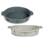 Moule à pâtisserie Kinvara Gris clair Gris foncé Silicone 30 x 4,5 x 26 cm Rond (6 Unités)