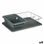 Égouttoir pour Évier Kinvara Gris 43,5 x 11 x 33,5 cm (4 Unités)