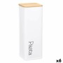 Boîte en métal Kinvara Blanc Métal 8 x 26,5 x 8 cm Pâtes (6 Unités)