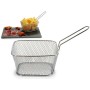 Basket for Presenting Aperitifs Kinvara Silver Metal Iron 23 x 13 x 11 cm 24 x 13 x 11 cm 23 x 12,5 x 10,5 cm (24 Units)