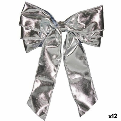 Boucles Krist+ Argenté 30 x 4 x 20 cm 21 x 45 x 4 cm Décorations de Noël (12 Unités)