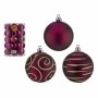 Set of Christmas balls Krist+ Purple PVC Ø 6 cm (4 Units)