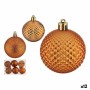 Lot de boules de Noël Krist+ Orange PVC 6 cm (12 Unités)