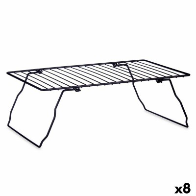 Folding Shelf Kinvara Black 37.5 x 23 x 13 cm 37 x 3,5 x 23,5 cm 37,5 x 3,5 x 24 cm 24 x 37,5 x 24,5 cm (8 Units)