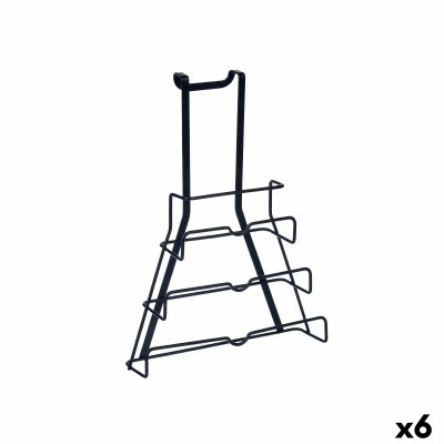 Support pour Ustensiles de Cuisine Kinvara Métal Fer 27 x 37 x 9 cm 27 x 35,5 x 9 cm Couvercle pour poêle (6 Unités)