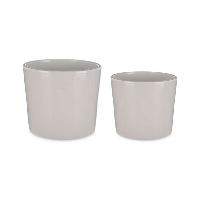 Set de pots Ibergarden Gris Argile Ø 22 cm Ø 27 cm 22 x 22 x 19 cm 27 x 27 x 23 cm 27 x 23,7 x 27 cm 2 Pièces