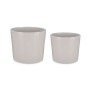 Set of pots Ibergarden Grey Clay Ø 22 cm Ø 27 cm 22 x 22 x 19 cm 27 x 27 x 23 cm 27 x 23,7 x 27 cm 2 Pieces