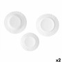 Service de Vaisselle Vivalto Blanc Verre opalin (2 Unités)