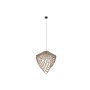 Ceiling Light Home ESPRIT Light brown Jute Wood 67 x 67 x 70 cm