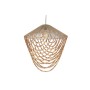 Ceiling Light Home ESPRIT Light brown Jute Wood 67 x 67 x 70 cm