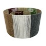 Écran de lampe Home ESPRIT Multicouleur Métal Fibre Naturel Urbaine 52 x 52 x 31 cm (3 Pièces)