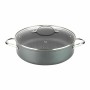 Casserole with lid Fagor Grey Ø 28 cm Toughened aluminium