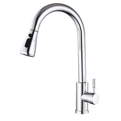 Mixer Tap Fontastock Chrome Stainless steel Ceramic C-shaped
