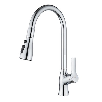 Mixer Tap Fontastock Chrome Stainless steel Brass Ceramic Zinc Alloy C-shaped Height