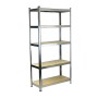 Étagère Ferrestock 875 Kg 90 x 40 x 180 cm Gris Bois acier galvanisé Bois MDF 5 Etagères