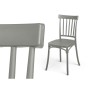 Chaise Gift Decor Gris polypropylène 42 x 81,5 x 45 cm Barres