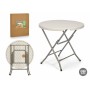 Table Piable Ibergarden Blanc Gris 80 x 80 x 74 cm