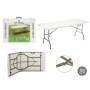 Folding Table Ibergarden White Grey 180 x 70 x 174 cm