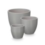 Set de pots Ibergarden Gris Argile Ø 14 cm Ø 22 cm Ø 17 cm 3 Pièces