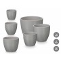 Set de pots Ibergarden Gris Argile Ø 14 cm Ø 22 cm Ø 17 cm 3 Pièces