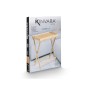 Table d'Appoint Pliable Kinvara Naturel 50 x 36 x 64,5 cm