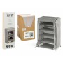 Shoe Rack Kipit Black Grey Cloth 50 x 32 x 88 cm