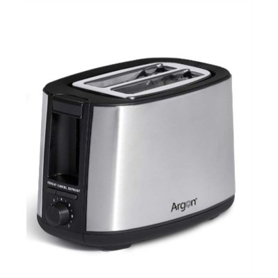 Grille-pain Argon Noir Gris 750 W
