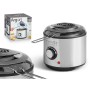 Deep-fat Fryer Argon Black Transparent Silver 1 L 950 W