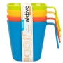 Set de Verres Aktive Multicouleur 390 ml Pique-nique 24 Unités 4 Pièces