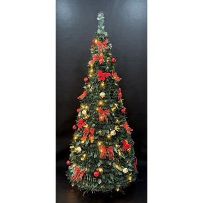 Sapin de Noël Home ESPRIT Rouge Vert PVC