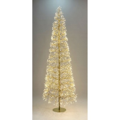 Sapin de Noël Home ESPRIT Doré Métal