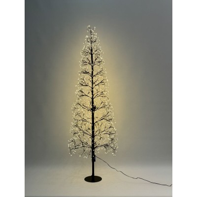 Sapin de Noël Home ESPRIT Noir Métal