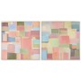 Canvas Home ESPRIT Abstract Urban 102,5 x 3,5 x 102,5 cm (2 Units)