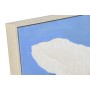 Canvas Home ESPRIT Blue White Sheets Tropical 82,5 x 4,5 x 122,5 cm (2 Units)