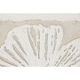 Toile Home ESPRIT Blanc Beige Feuille d'une plante Cottage 62,5 X 3,5 X 62,5 CM (2 Unités)