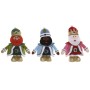 Décorations de Noël Home ESPRIT Multicouleur Rois Mages 30 X 15 X 66 CM (3 Unités)