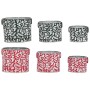 Set de boîtes décoratives Home ESPRIT Rouge Vert Noël 28,5 x 19,5 x 24 cm (3 Pièces) (2 Unités)