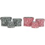 Set de boîtes décoratives Home ESPRIT Rouge Vert Noël 28,5 x 19,5 x 24 cm (3 Pièces) (2 Unités)