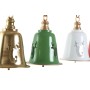 Décorations de Noël Home ESPRIT Blanc Rouge Vert Doré Métal 18,5 x 18,5 x 24 cm (4 Unités)