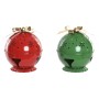 Décorations de Noël Home ESPRIT Rouge Vert Doré 31,5 X 31,5 X 35,5 CM (2 Unités)
