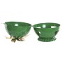 Décorations de Noël Home ESPRIT Rouge Vert Doré 31,5 X 31,5 X 35,5 CM (2 Unités)