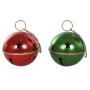Boule de Noël Home ESPRIT Rouge Vert Doré Métal 42 x 42 x 48,5 cm (2 Unités)
