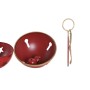 Boule de Noël Home ESPRIT Rouge Vert Doré Métal 42 x 42 x 48,5 cm (2 Unités)