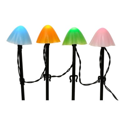 Lumière décorative pour plantes Lumineo 491763 Multicouleur Mini Champignon (20 Unités)